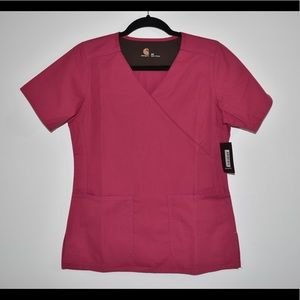 Carhartt Women’s XS Pink Scrub Top